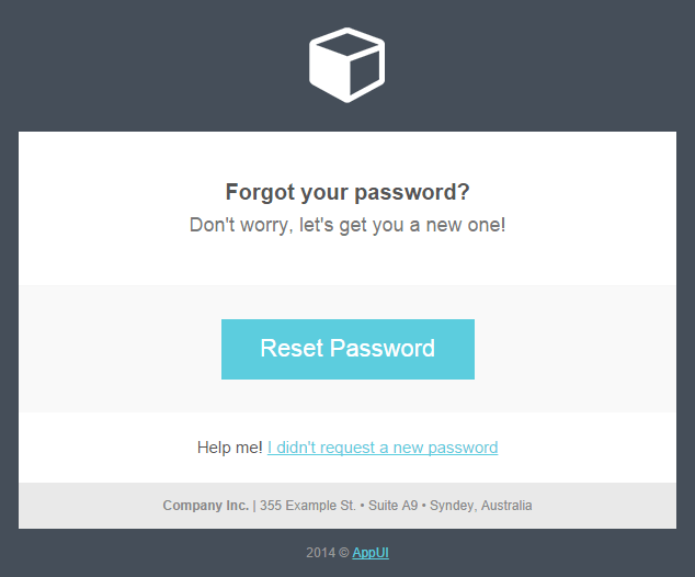 Password Reset